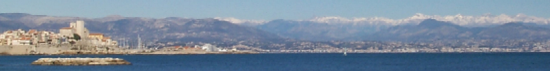 Antibes and the Mediterranean Sea